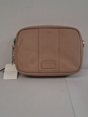 NWT Womens POM POM London Original Plus Crossbody Bag City Nude
